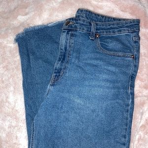 Straight leg jeans